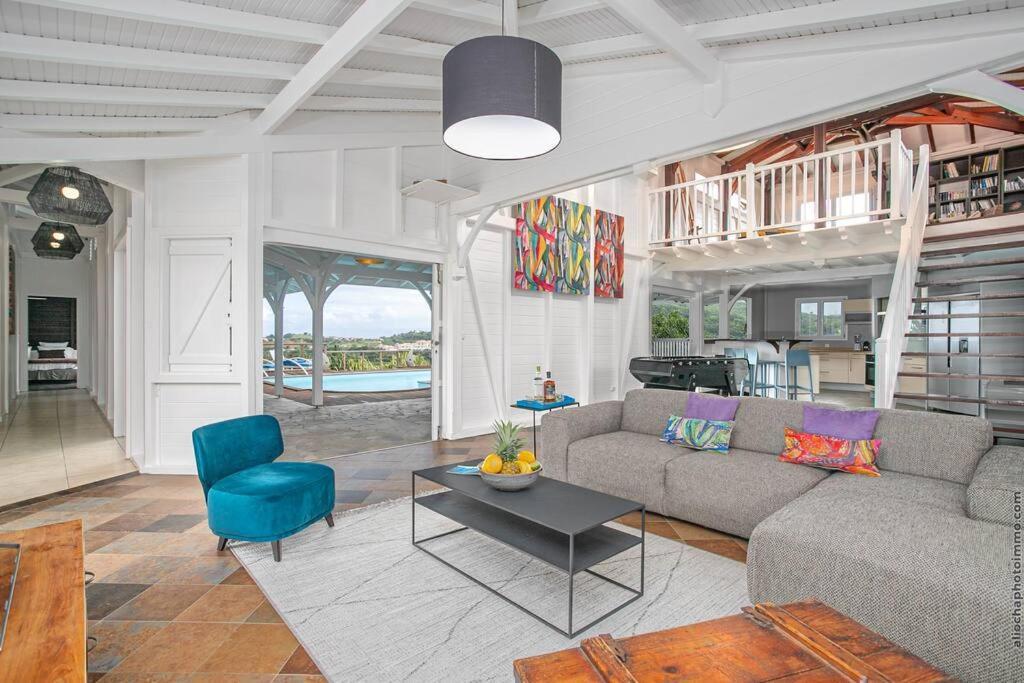 Luxueuse Villa Katleya, Vue Mer Le Vauclin Exterior foto